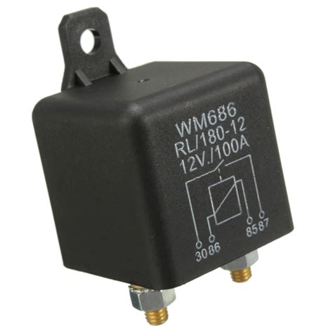 Switch Split Charge Relay 12v 100amp 4 Pin Heavy Duty On Off For Car V