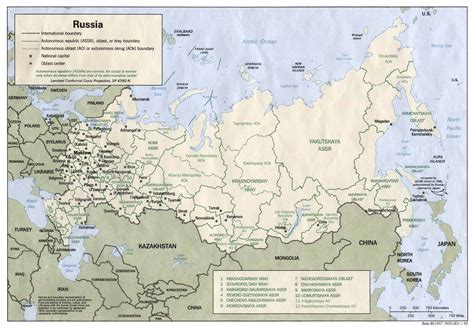 Maps Of Russia Detailed Map Of Russia With Cities And Regions Map