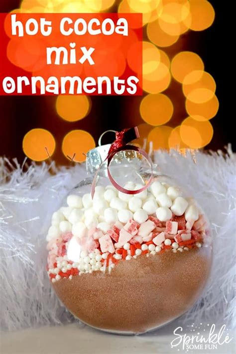 Hot Cocoa Mix Ornaments ~ Diy Homemade Christmas T Idea