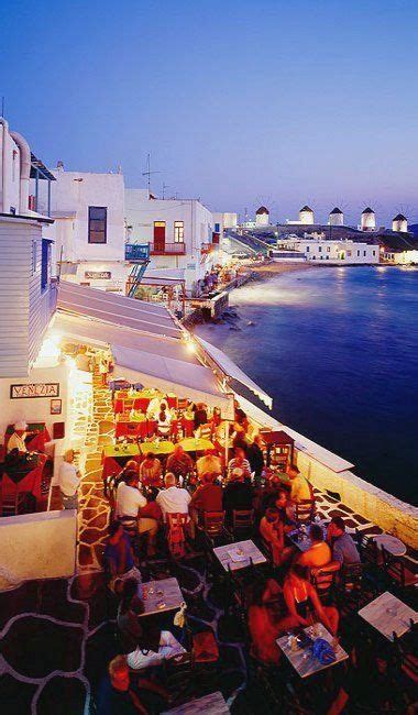 Nightlife Mykonos Island Cyclades Greece Mykonos Island Mykonos