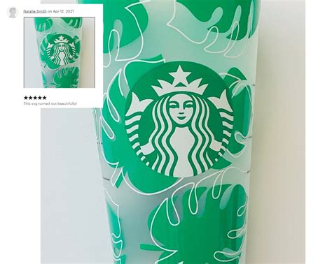 Starbucks Cup Template SVG Full Wrap Logo Wrap for Starbucks | Etsy