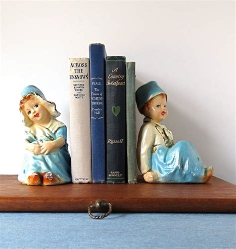 Vintage Book Ends Dutch Boy And Girl By Nyssaink On Etsy