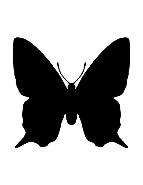 Papillon Monarch Est Une Silhouette à Imprimer