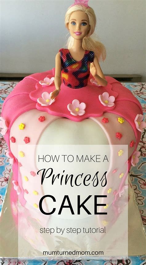 How To Make A Princess Barbie Cake With Easy Step By Step Tutorial
