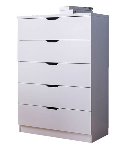 5 Drawers Chest Dresser 5 Drawers White Contemporary Dressers