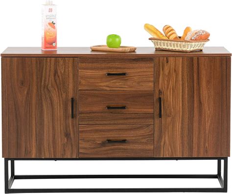 Mecor Sideboard Table Buffet Cabinet Buffet Kitchen Storage With