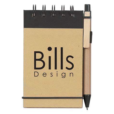 6110 Eco Inspired Spiral Jotter And Pen Hit Promotional Products