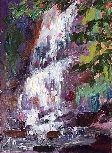 Where Art Lives Gallery Artists Group Blog New Textured Waterfall