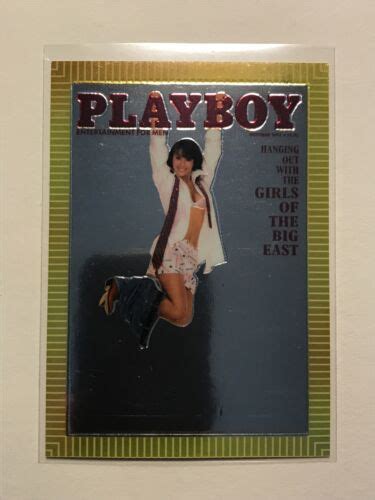 Playboy Chromium Cover Cards CRISTY THOM October EBay