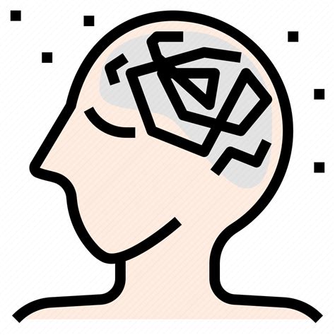 Anxiety Brain Disease Headache Neurology Stress Worry Icon