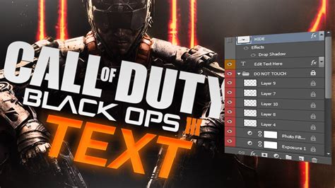 Free Black Ops 3 Thumbnail Template Youtube
