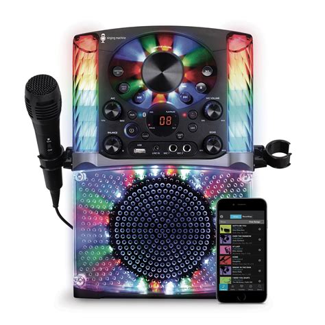 The Singing Machine Bluetooth Karaoke System Black Walmart Inventory