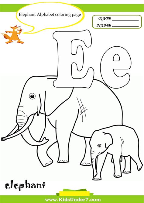 Alphabet Coloring Pages E at GetColorings.com | Free printable