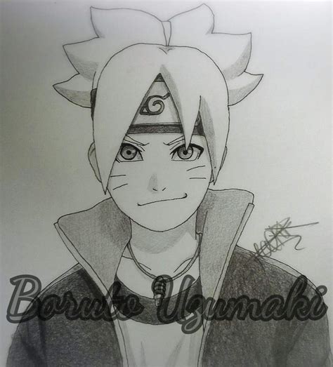 Tuto dessin : Comment faire Boruto Uzumaki 😎🌟 | Naruto ...
