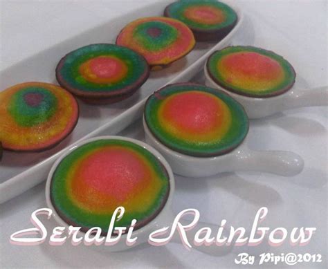 Resep serabi solo notosuman bahan2 : NCC Rainbow Week : SERABI MINI RAINBOW - Pipi