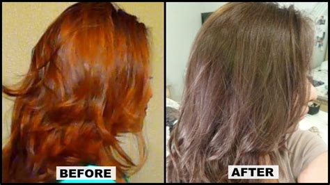 These two brown hair colors are formulated with blue and green dyes that counteract natural red and copper underlying pigments in dark bases, which can help prevent brassiness. How to Tone Brassy Orange Hair at Home w/ Results │ L ...