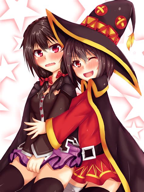 yunyun and megumin by aiykawa on deviantart