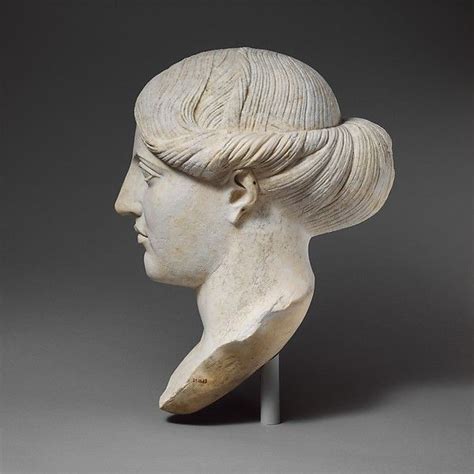 Marble Head Of A Woman Ancient Statues Roman Sculpture Greek Statues