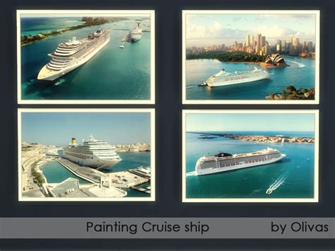 The Sims Resource Painting Cruise Ship