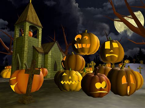 3d Scary Halloween The Coming Night Is The Halloween The Scary Halloween