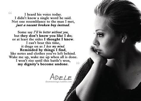 88 Best Adele Images On Pinterest Adele Quotes La La La And Lyrics