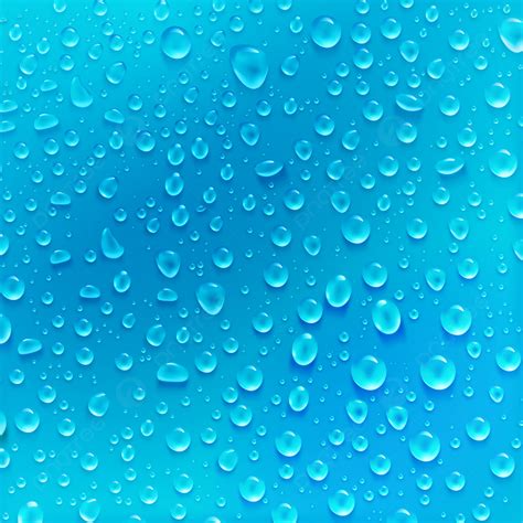 Blue Rain Drop Wallpaper