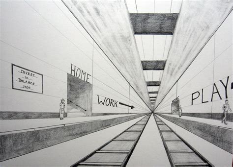 Creative Drawing Linear Perspective Art Perspective Pictures