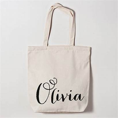 Tote Personalized Bag Bags Mrs Calligraphy Bridesmaid