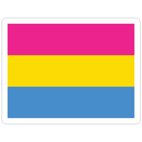 As a result, they are attracted to all genders. "Pansexual Pride Flag" Stickers by ShowYourPRIDE | Redbubble