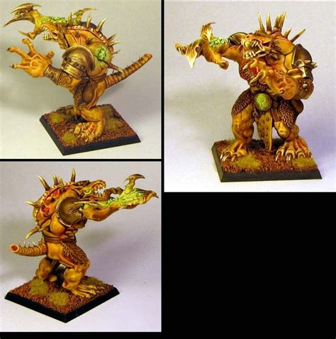 Skaven Rat Ogre Conversion Warhammer Skaven Warhammer 40k Artwork