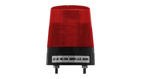 Rs Pro Red Flashing Beacon 10 → 100 V Dc Screw Mount Led Bulb Ip67 Rs