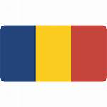 Romania Icon Flag Flat Icons Europe Bandera