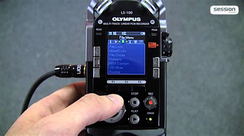 Olympus Ls 100 Multitrack Linear Pcm Recorder Youtube