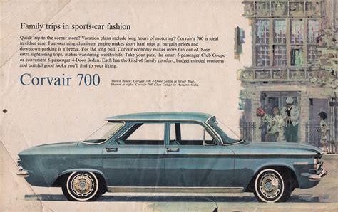 Gm 1962 Chevrolet Corvair Sales Brochure