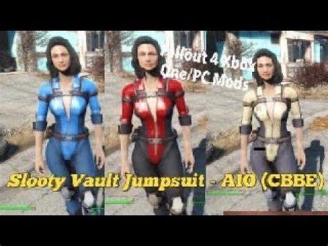 Slooty Vault Jumpsuit Aio Cbbe Fallout Xbox One Pc Mods Youtube
