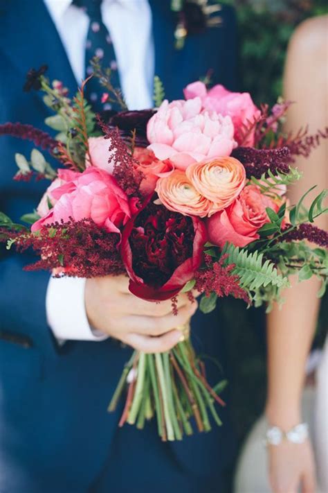 26 Most Gorgeous Jewel Toned Wedding Bouquets