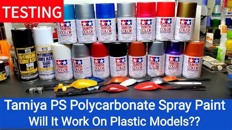 Testing Tamiya Ps Polycarbonate Spray Paint Will It Work On Plastic