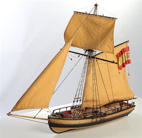 Atrevida Lancha Cañonera Wooden Model Ship Kit By Disar 20130