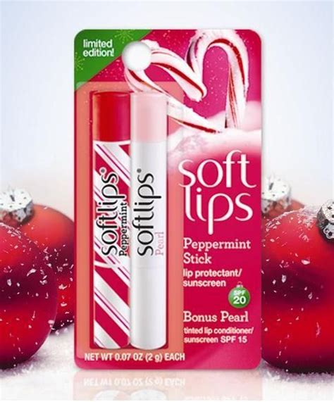 Exclusive First Look Softlips Holiday 2012 Lip Balms Peppermint