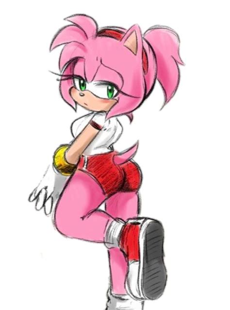 Pin by ジェシカ on Dibujos in Amy the hedgehog Cartoon art styles Sonic and amy