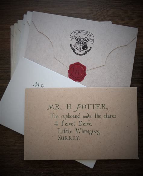 Printable Hogwarts Envelope