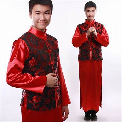 Groom Chinese Clothing Male Costumes Outfits Loading