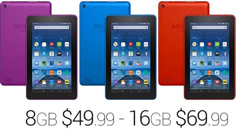 Amazon Fire Tablet Now Available In 3 New Colors And 16gb Option Aftvnews