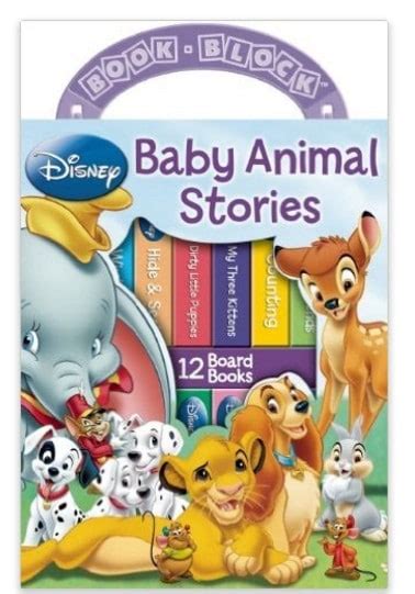Save 25 On The Disney Baby Animal Stories 12 Book Block Free Shipping