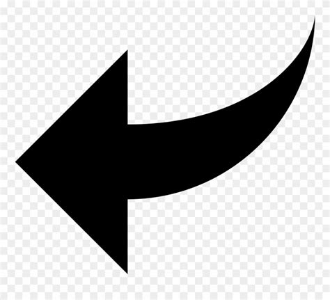 Arrow Pointing To Left Svg Png Icon Free Download Backwards Curved