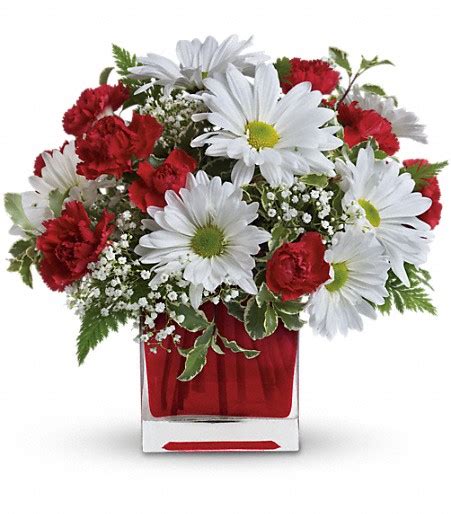Maybe you would like to learn more about one of these? Everyday Flower Arrangements: Red And White Delight by ...