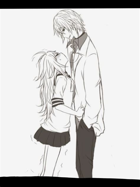Anime Short Girl And Tall Boy Cute Couple
