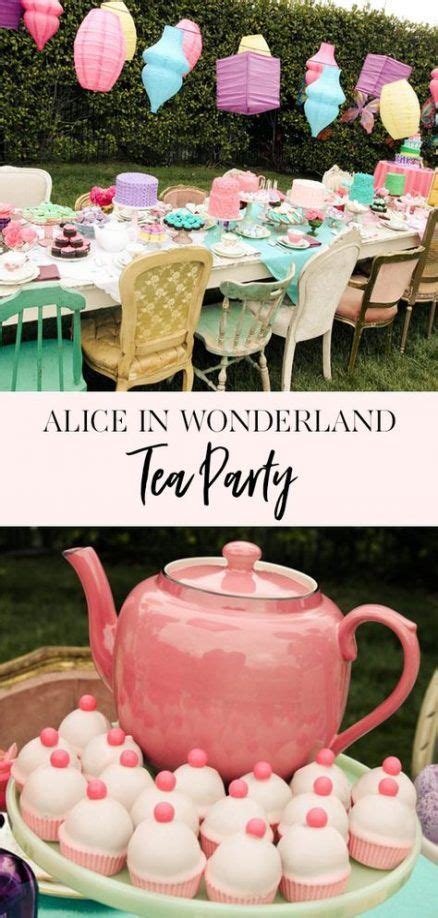 22 Ideas For Birthday Party Table Decorations Diy Alice In Wonderland