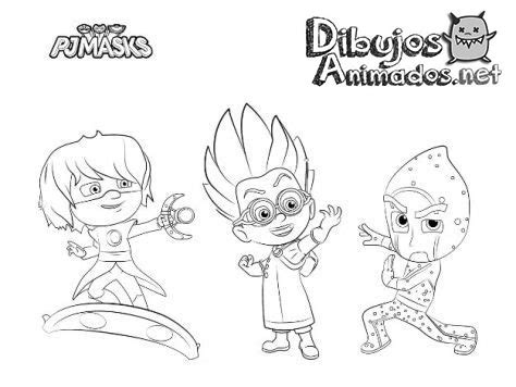 ¡lleva tu imaginación a un nuevo nivel de realismo! Dibujos para colorear PJ Masks - Heroes en pijamas ...