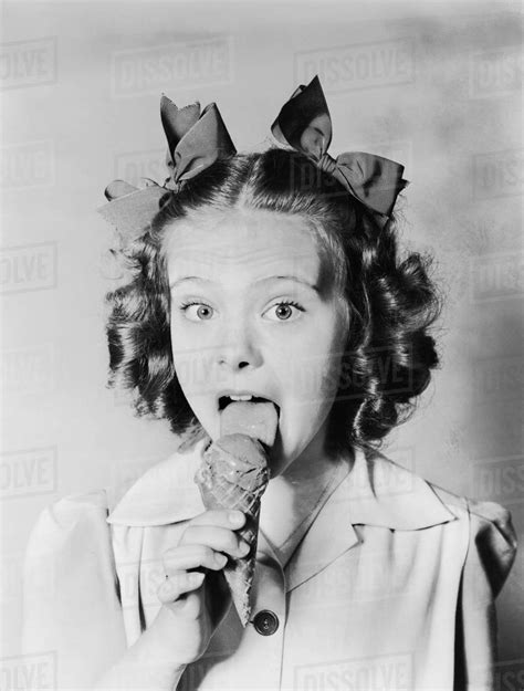 Girl Licking Ice Cream Telegraph
